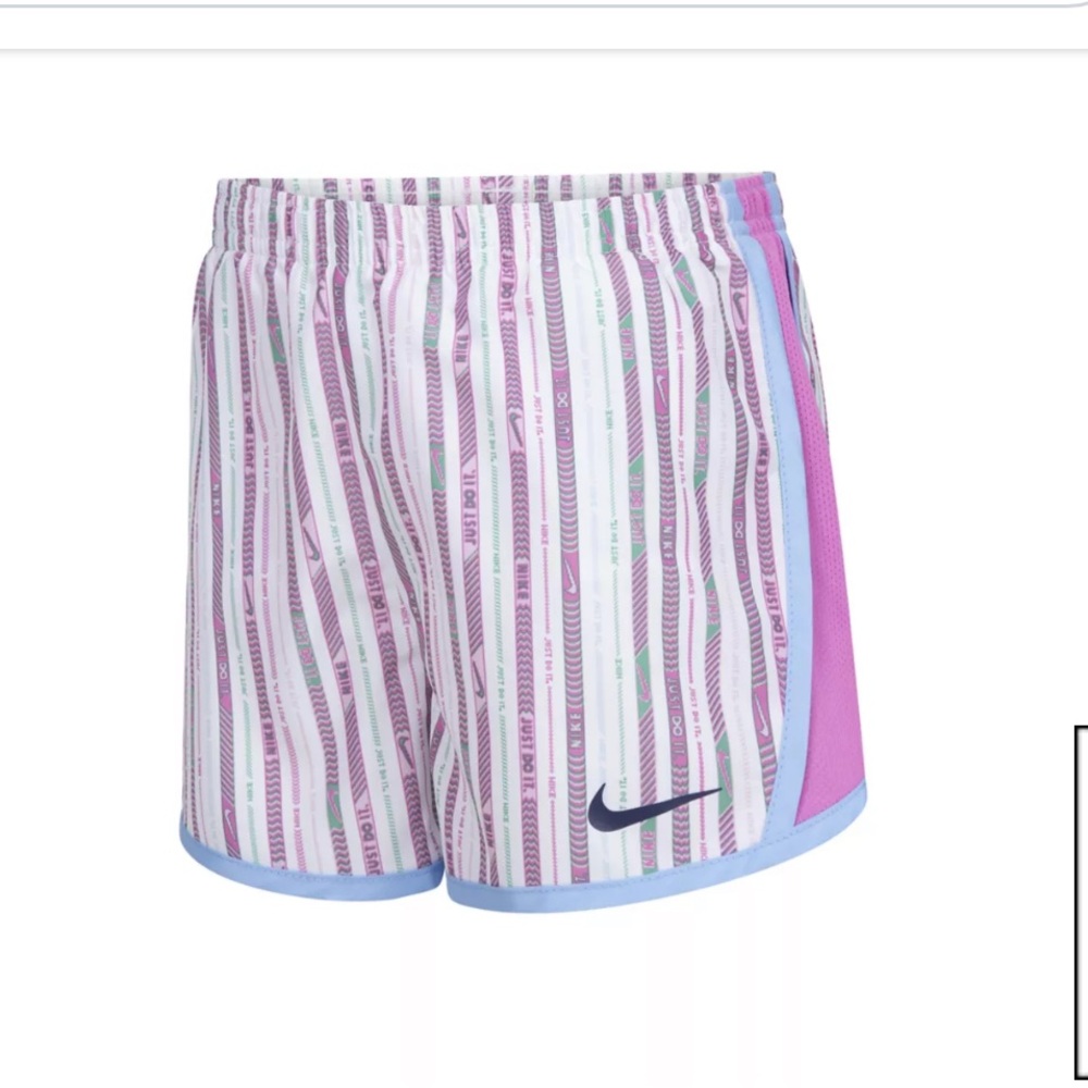 Infant Girls Nike Dri-Fit Happy Camper Tempo Printed Shorts Size 18 Months